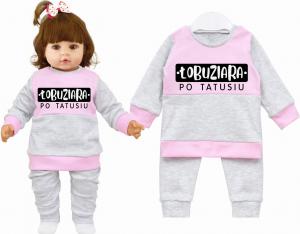 Komplet dziecięcy Łobuziara po tatusiu r. 62-104
